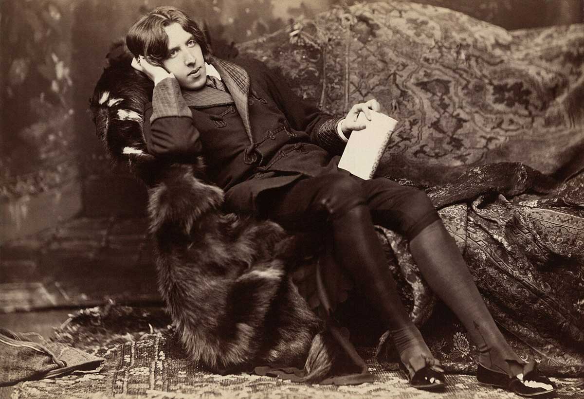 Oscar Wilde (1854-1900) in New York, 1882. Picture by Napoleon Sarony (1821-1896)
